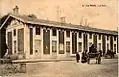 La gare au début du XXe&nbsp;siècle, côté cours.