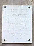 Plaque commémorative apposée sur leur maison natale, 10 rue Lamar à La Réole.