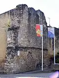 Ruines de remparts à la porte Saint-Martin (juin 2009).