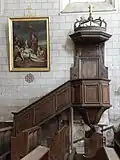 Chaire à prêcher du XVIIIe.