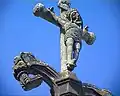 Le calvaire, croix sommitale.