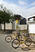 Station de vélo libre service, Yélo. (Station « Plage des Minimes », à La Rochelle)