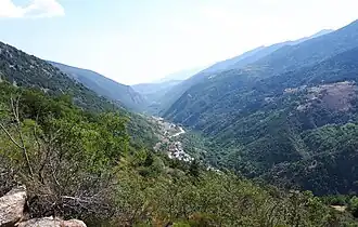 La vallée de la Têt - vue vers Fontpédrouse