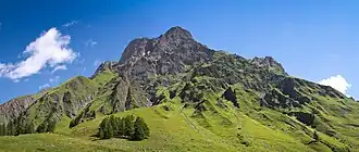 La Tsavre vue depuis le hameau de Ferret à l'ouest.