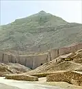 La vallée des Rois, à l'ouest de Louxor, en 2002