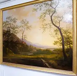 La Vallée du Jourdain, huile sur toile, 1819, Pierre Prévost.