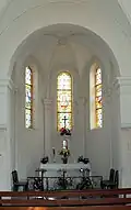 Chœur de la chapelle du Bois Banny.