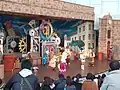 Spectacle sur la scène du Coliseo