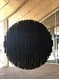 La boule de l'EPFL Pavilions de Kengo Kuma