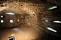 La caponnière double de la batterie.