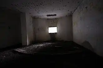 La chambre de tir de la casemate de Bourges.
