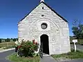 La chapelle de Bastide près de La Chaze-de-Peyre sur le chemin de Compostelle.