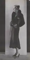 La comtesse Bernard de Ganay, dans le magazine Vogue de janvier 1931.
