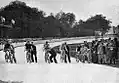 Départ de la course de mille mètres, en 1892.