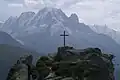 Vue de la croix de Loriaz sur les hauteurs de Vallorcine.