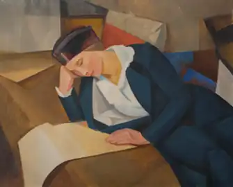 La Femme en bleu.