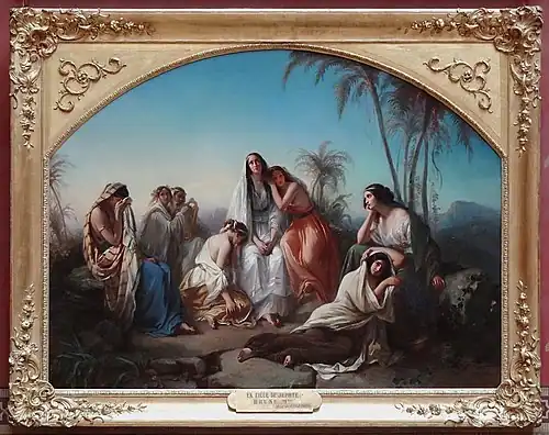 La Fille de Jephté, 1846, Amiens, musée de Picardie.