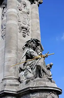 La France de la Renaissance (1900), Paris, pont Alexandre-III.