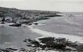 La grève de Pors Piron (Porz Peron) vers 1910 (carte postale Villard).