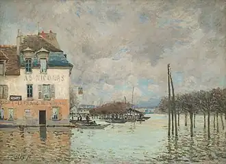 L'Inondation à Port-MarlyAlfred Sisley, 1876Musée d'Orsay, Paris.