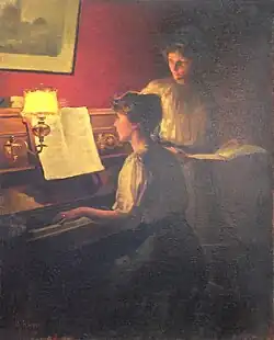 La Leçon de piano, localisation inconnue.