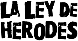 Description de l'image La ley de Herodes (película) logo negro.png.
