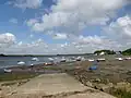 La rivière d'Étel vue de la pointe de l'Istrec.