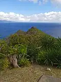 La pointe à l'Eau vue du fort Napoléon.
