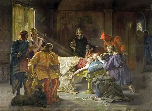 La Tonsura del rei Wamba (vers 1894), Barcelone, palais Montaner.