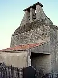 La façade occidentale de Notre-Dame de Veyries (octobre 2015).