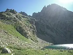 Vue depuis l'Ouest.