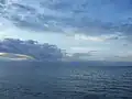 L'Yssyk Koul l'été en fin d'après-midi.