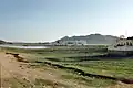Après des années sans mousson, le lac Pichola est à sec.