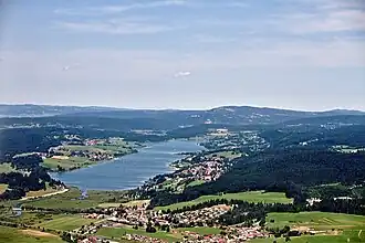 Vue aérienne.