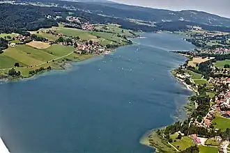 Vue aérienne.