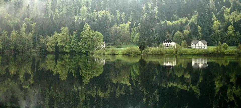 Les abords du lac.