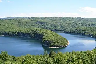 Le lac de Vouglans.