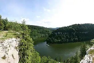 Le lac des Brenets.