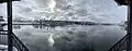 Vue panoramique du lac des Nations proche de la Rue de l'EsplanadeChute au Lac des Nations