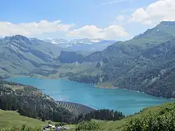 lac réservoir de Roselend