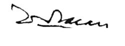 signature de Jacques Lacan