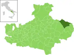 Localisation de Lacedonia