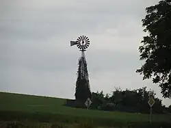 Éolienne agricole.