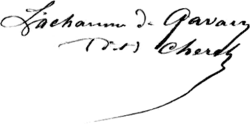 signature de Jean-Louis Chéret
