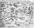 Gravure sur bois représentant le lac au XVIe siècle, en 1545.