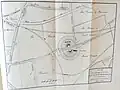 Plan de l'ancien et nouvel état du quartier avoisinant la chapelle Saint-Vincent de Ladors (1826-1915).