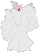 Drapeau de Arrondissement de Stormarn