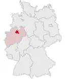 Drapeau de Arrondissement de Warendorf