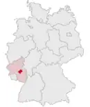 Drapeau de Arrondissement de Bad Kreuznach