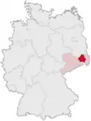 Drapeau de Arrondissement de Bautzen